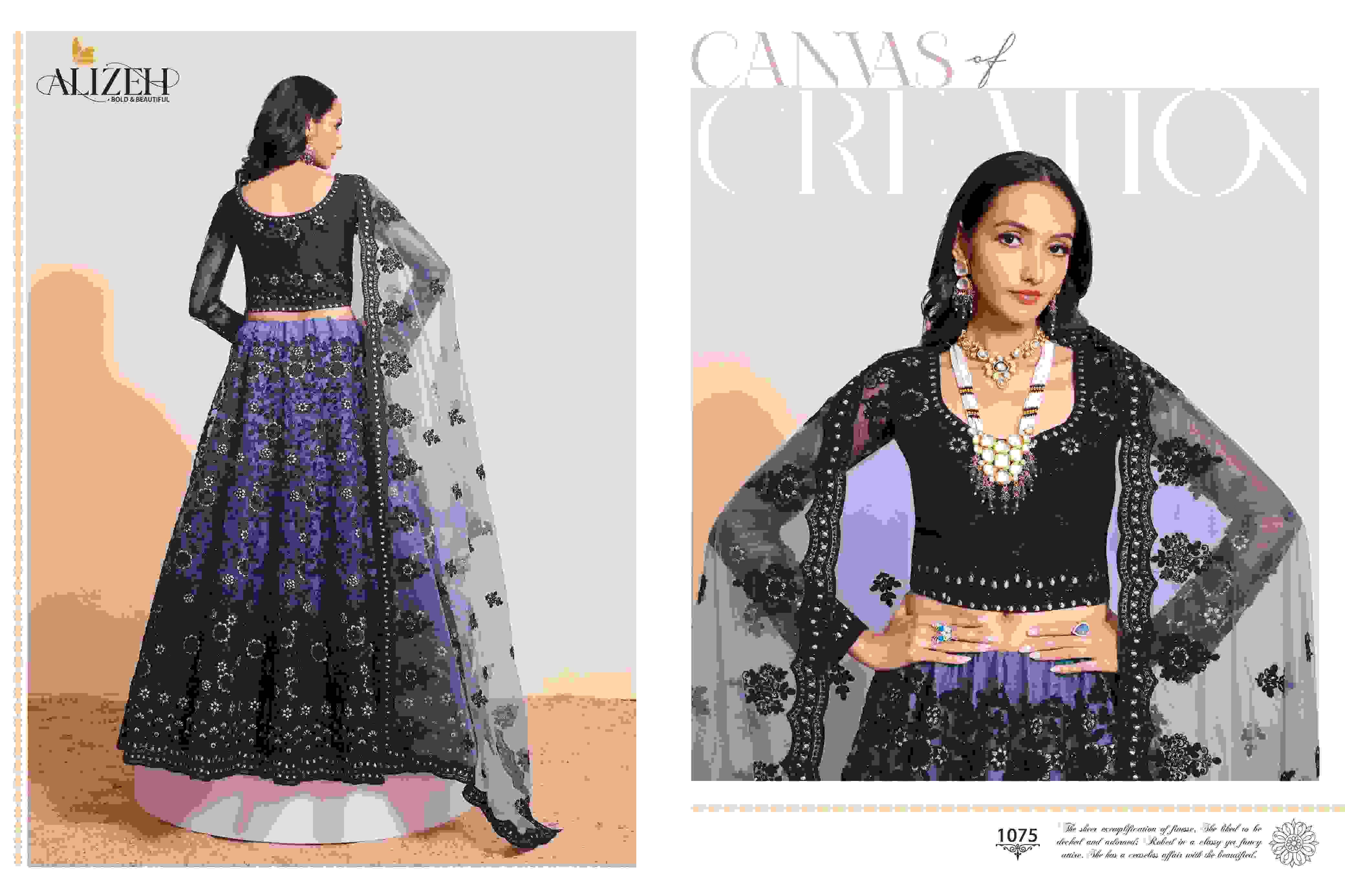 alizeh BRIDAL HERITAGE VOL 4 heavy designer bridal special lehenga choli collection at best rate 